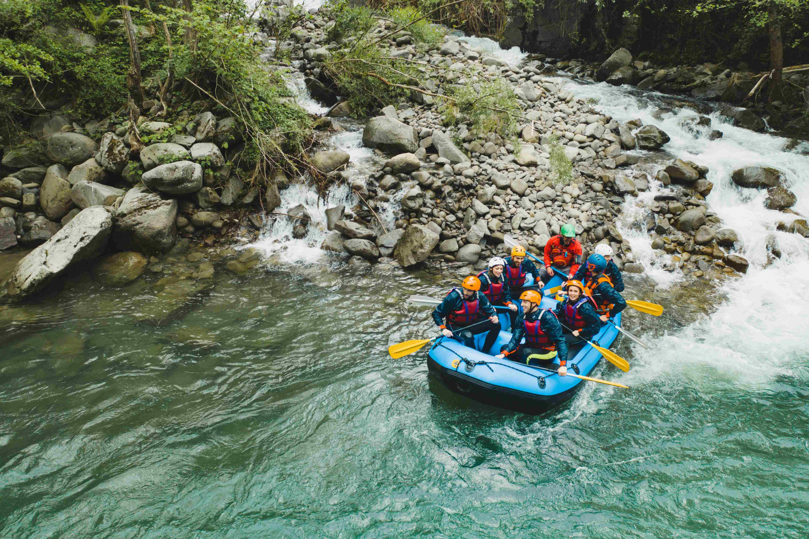 Kayaking and rafting