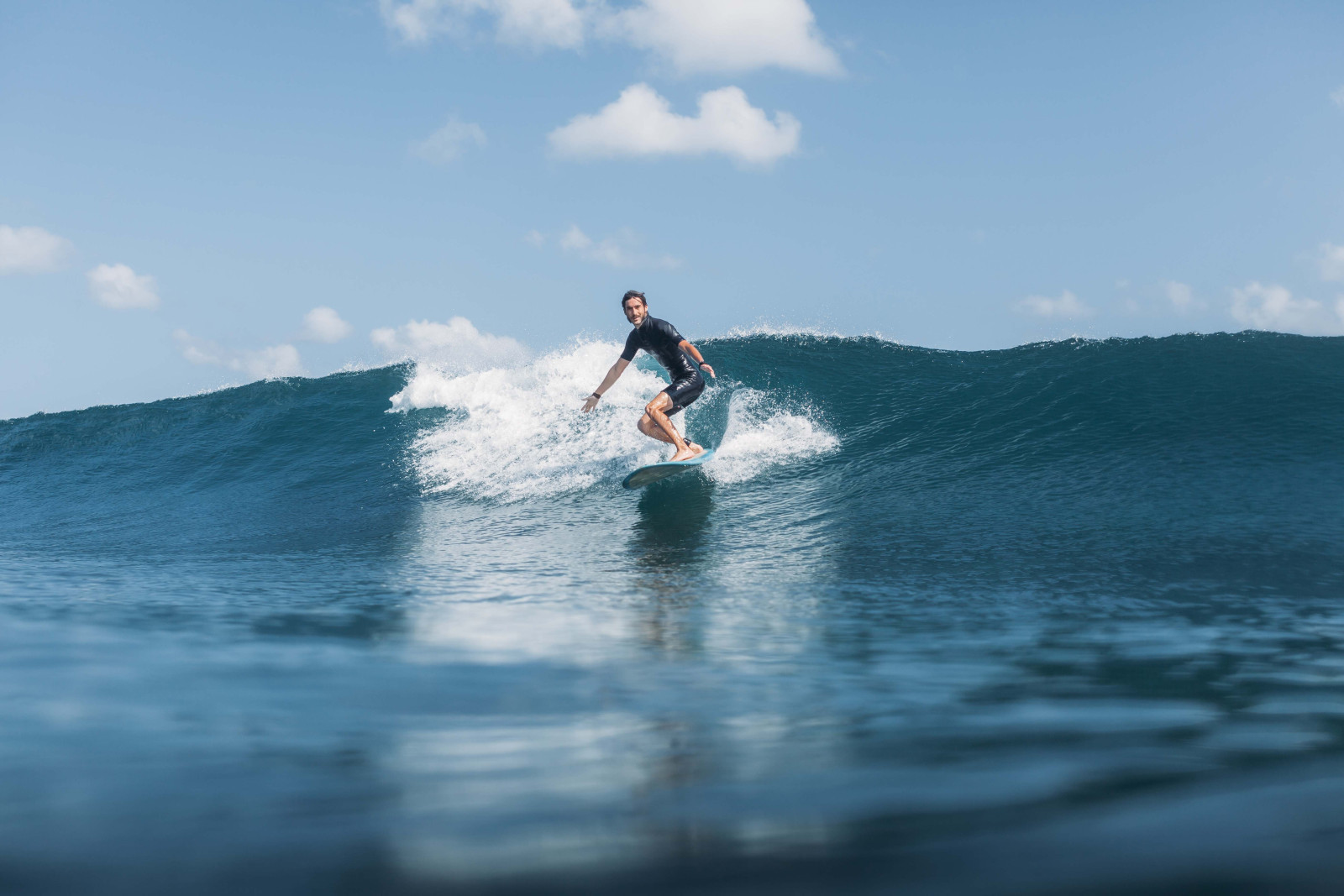 Surfing and skiing
